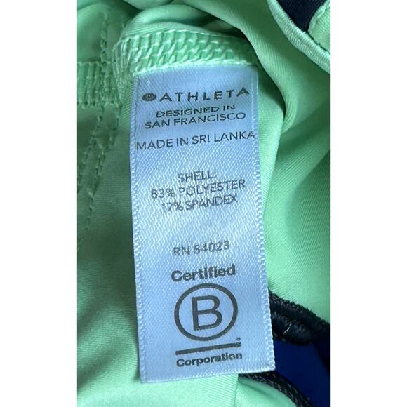 Athleta Velocity Colorblock Capri Leggings Size‎ Medium - Picture 6 of 10